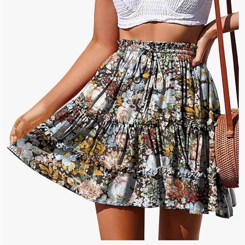 Floral Print Women's Skirt